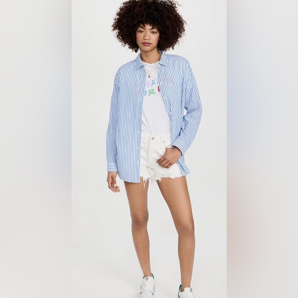 We The Free - Free People White Denim Cut off Shorts Size 25